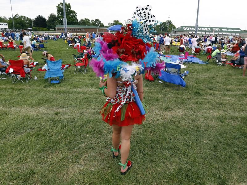 Kentucky Derby colorful hat