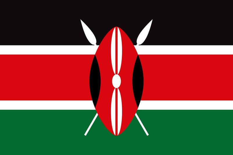 Kenya African Country Flag