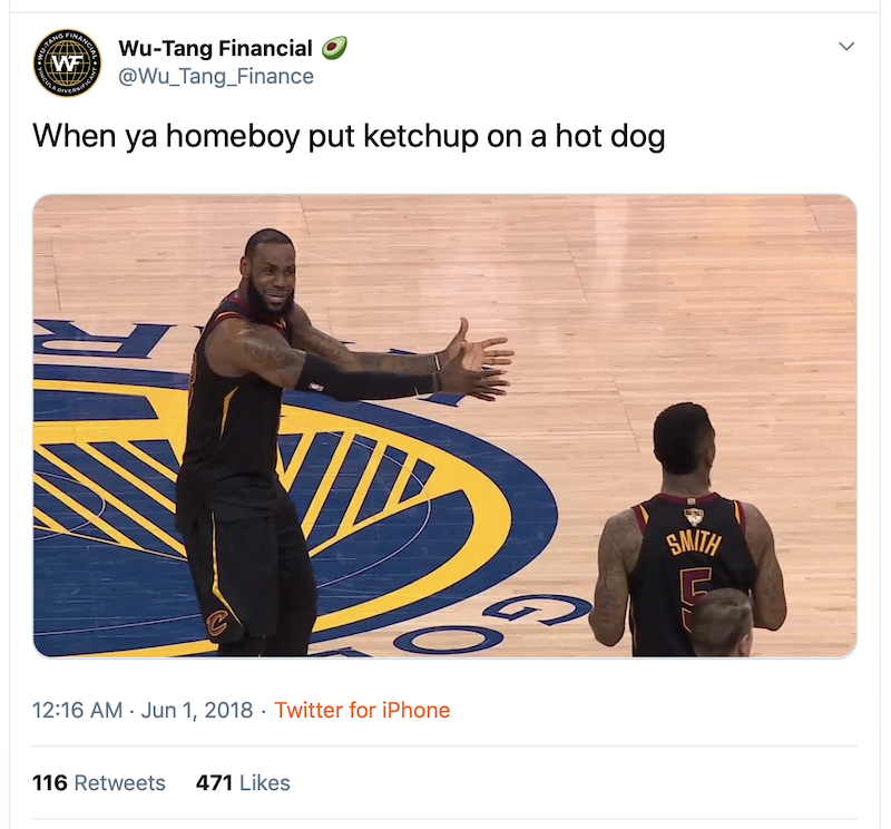 Ketchup on hot dog