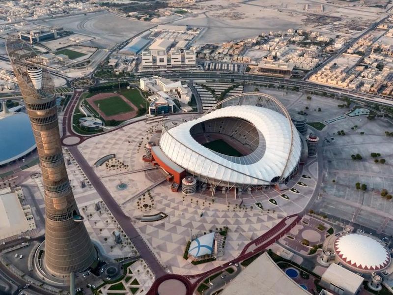 Khalifa INternational Stadium in Qatar