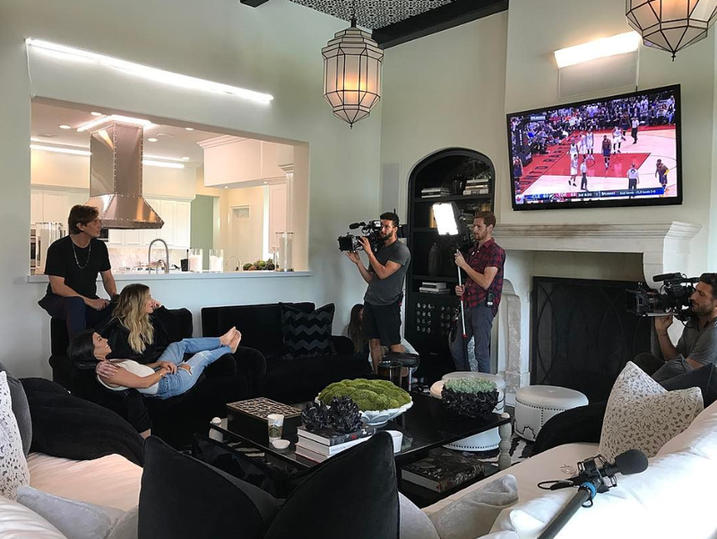 Khloe Kardashian's living room