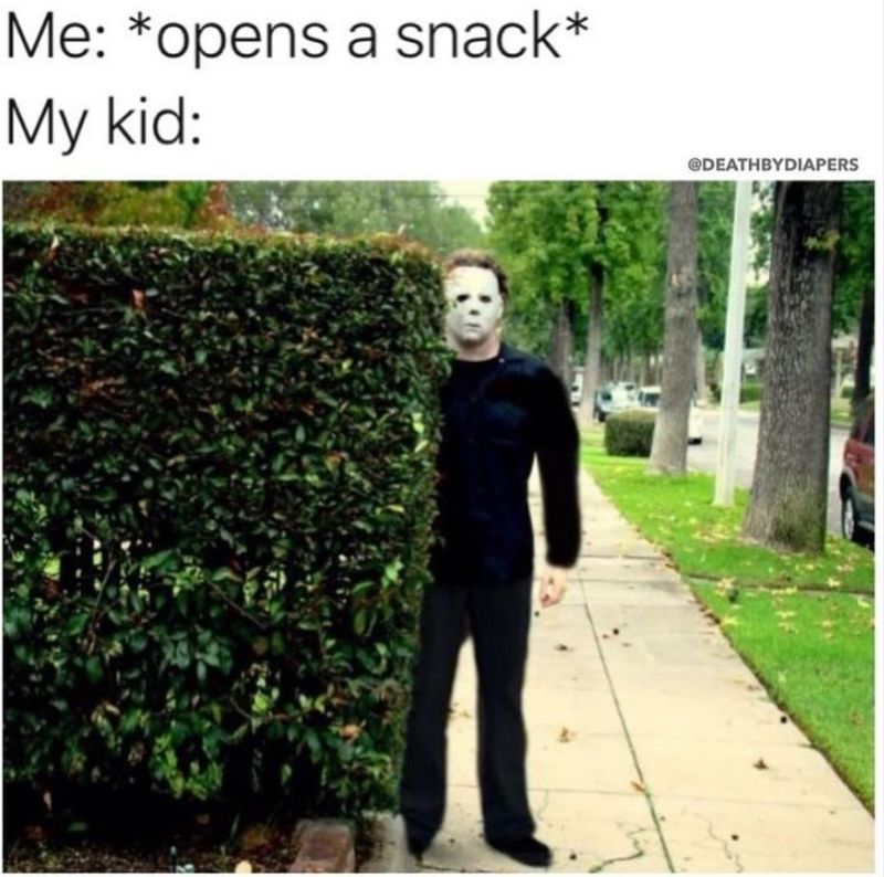 Kid sneaking a snack meme