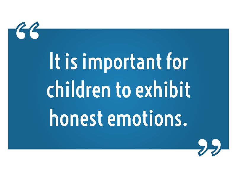 Kids should be allowed to express their feelings