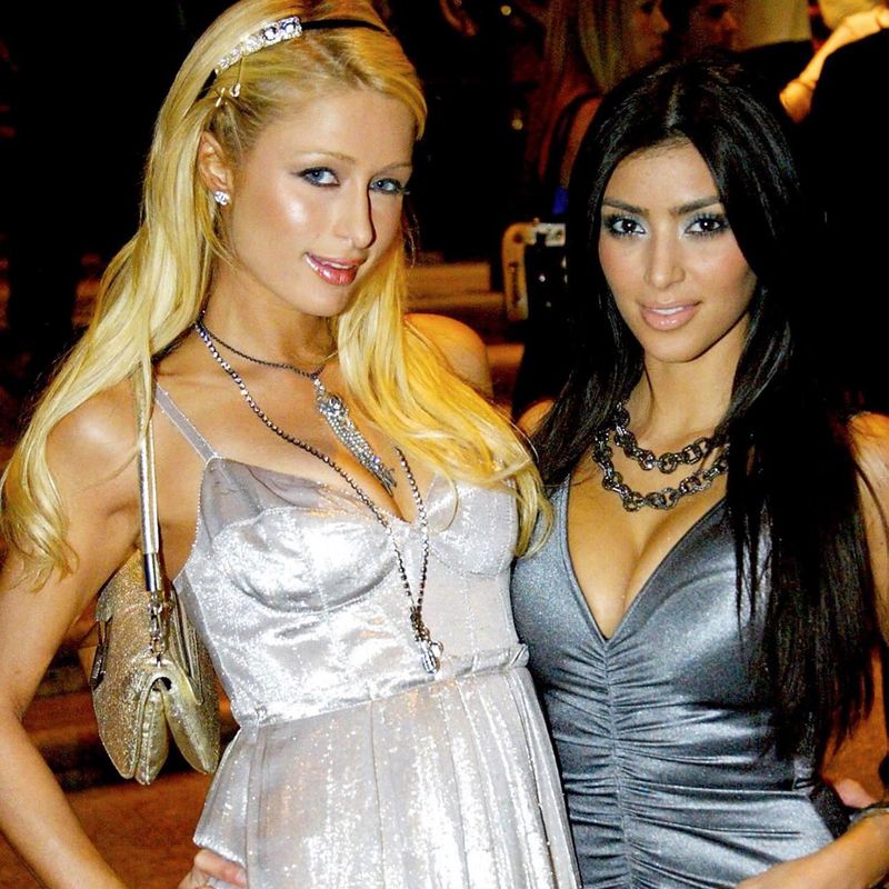 Kim and Paris Hilton in 2006