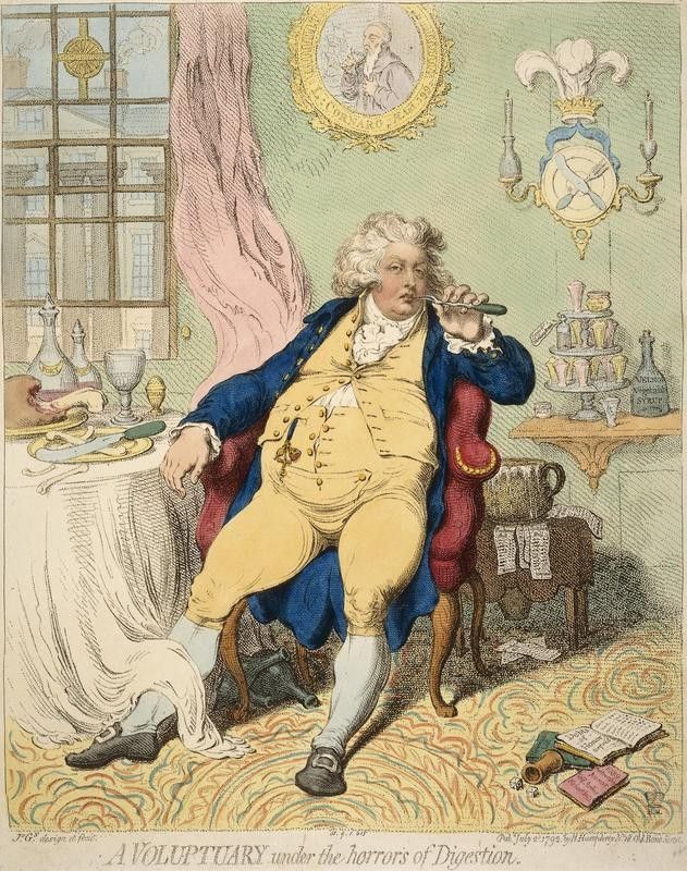 King George IV cariacture by James Gillray