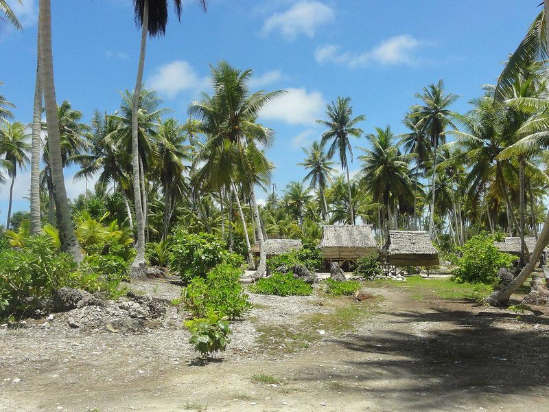 Kiribati village