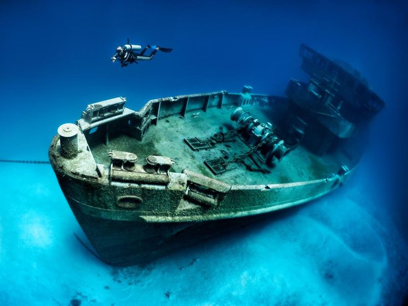 Kittiwake shipwreck in the Cayman Islands
