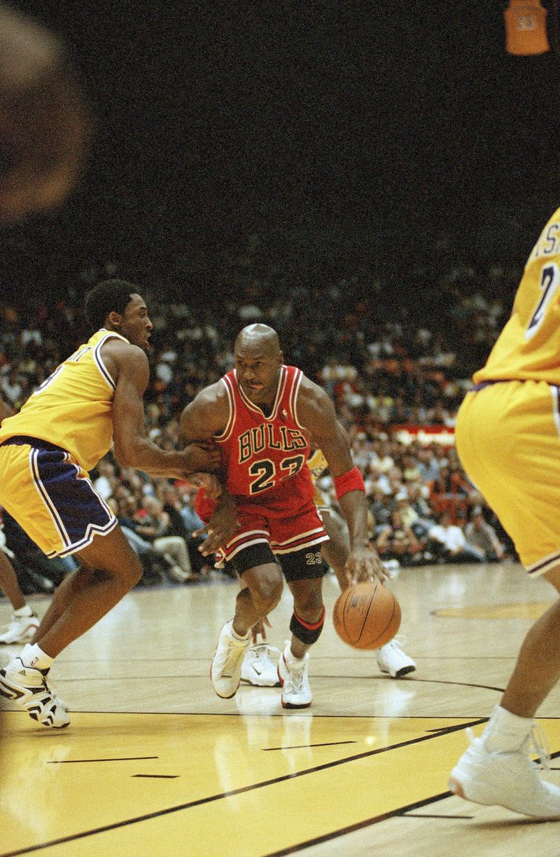 Kobe Bryant and Michael Jordan