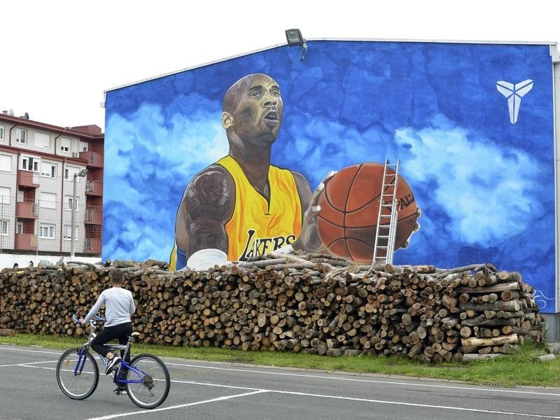 Kobe Bryant mural in Bosnia