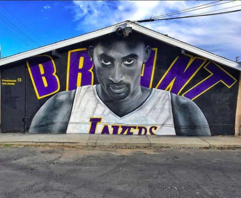 Kobe Bryant mural in Lake Elsinore