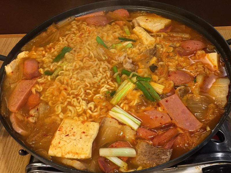 Korean army stew in Anchorage