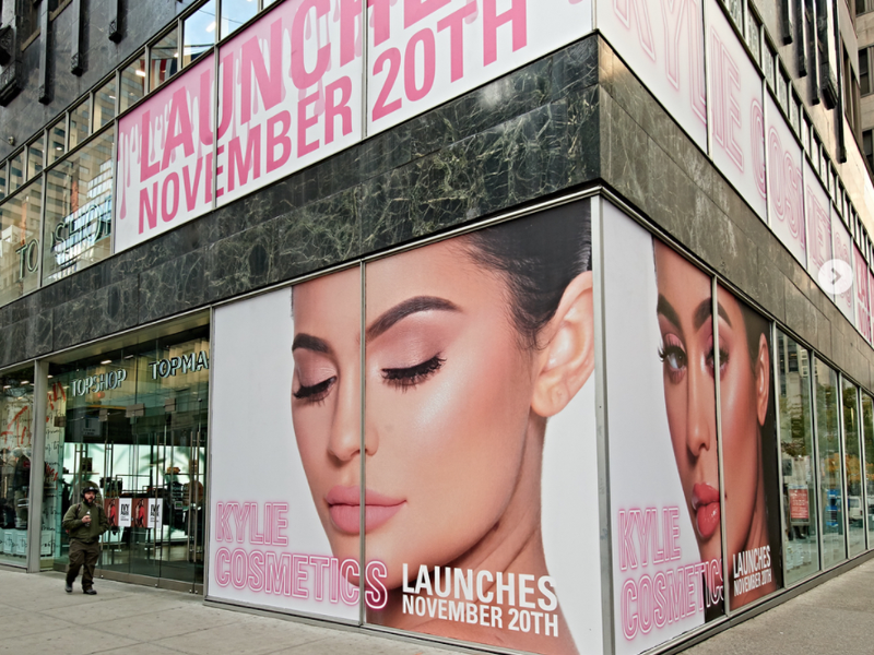 Kylie Cosmetics' pop-up in New York City
