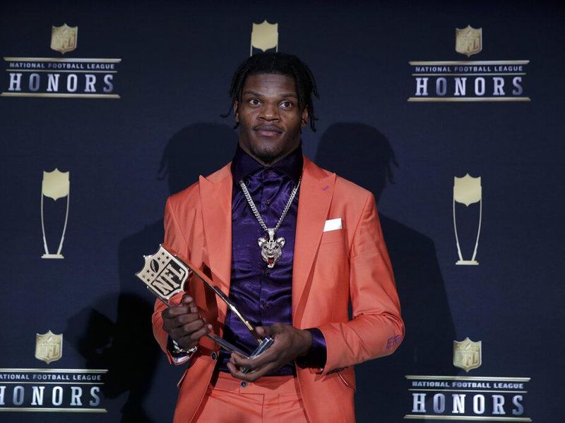 Lamar Jackson at NFL Honors