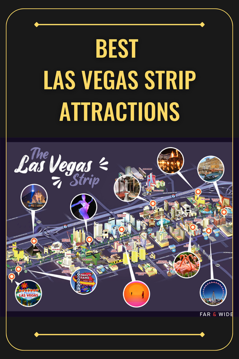 10 Best Things to Do on the Las Vegas Strip, Mapped