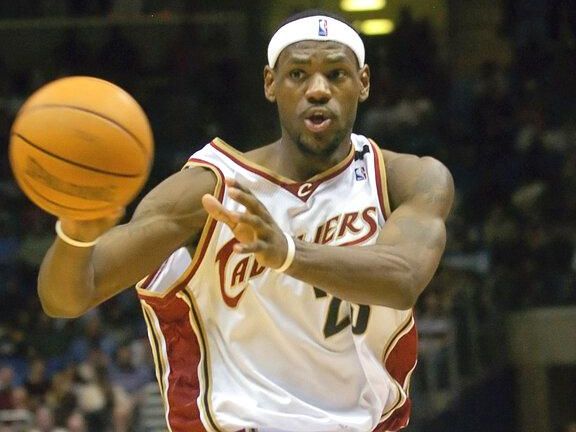 LeBron James in 2004