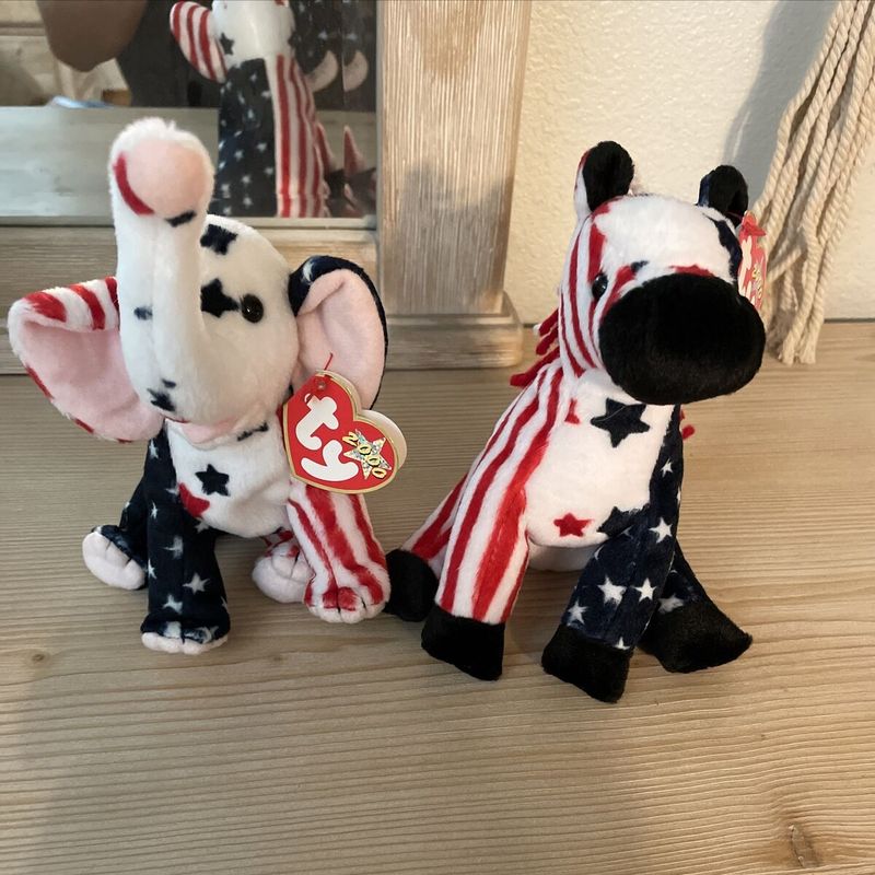 Lefty and Righty Beanie Baby