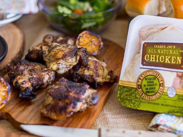 Lemony Grilled Chicken Thighs
