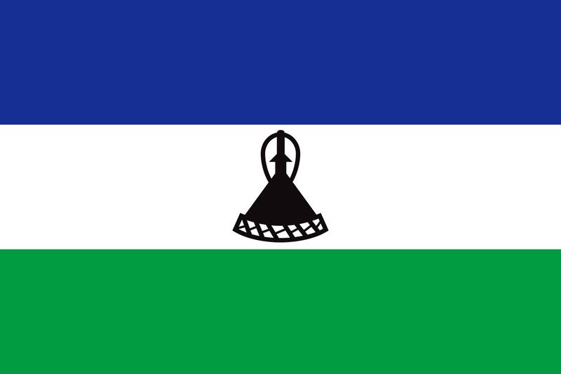 Lesotho African Country Flag