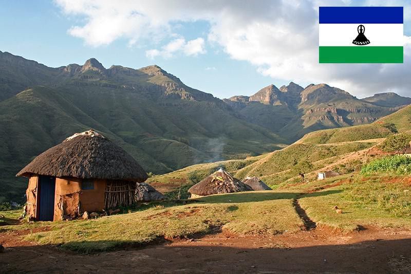 Lesotho countryside