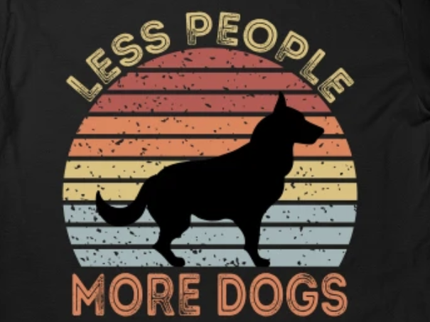 Less people, more dogs