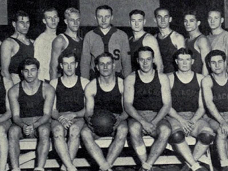 Lew Andreas and 1927-28 Syracuse team