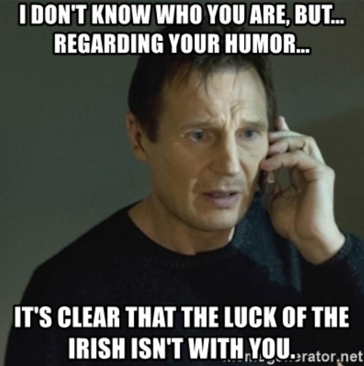 Liam Neeson Irish meme