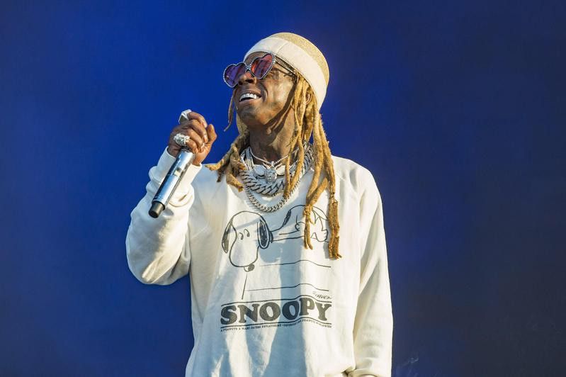 Lil Wayne performs at Lollapalooza