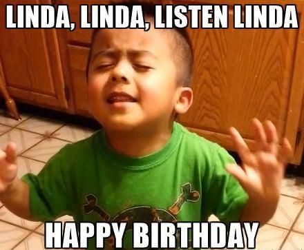 Linda, Linda, Linda. Listen to Me.