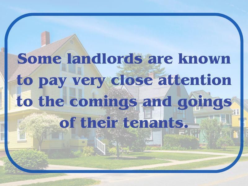Living next to landlords