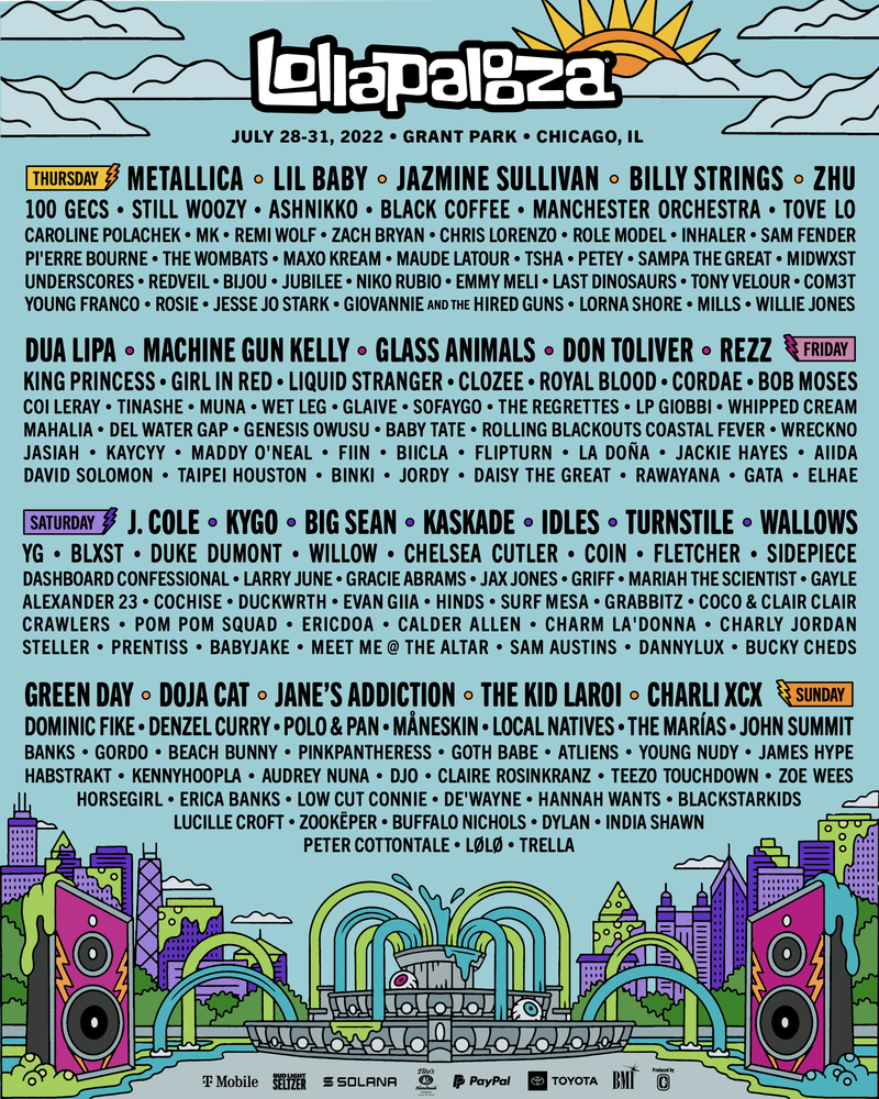 Lollapalooza lineup