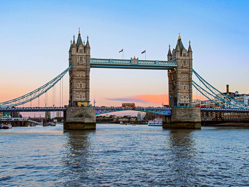 London Bridge at the dusk