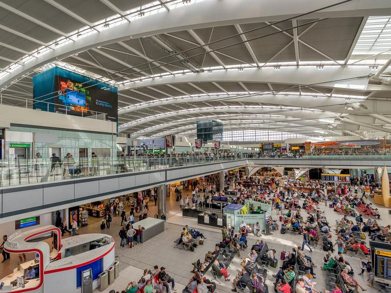 London Heahtrow Airport Terminal 5 departures