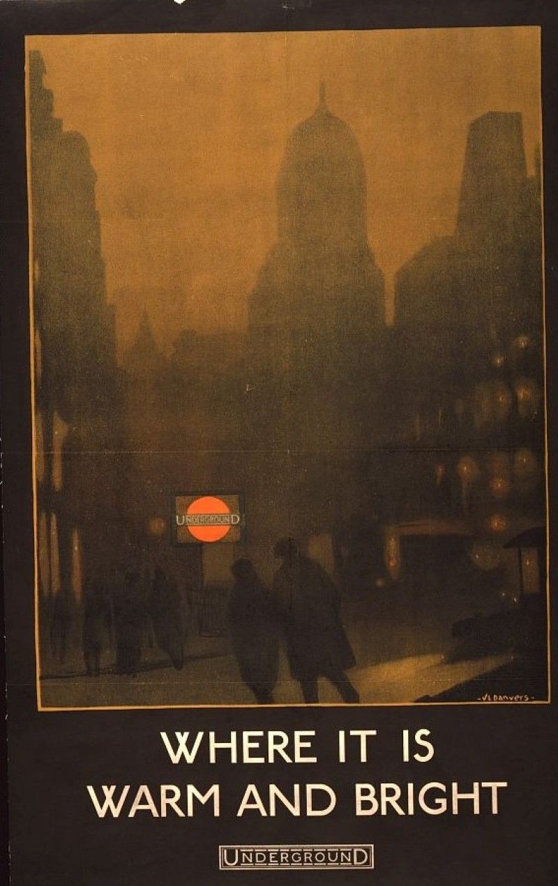 London travel ad from 1924