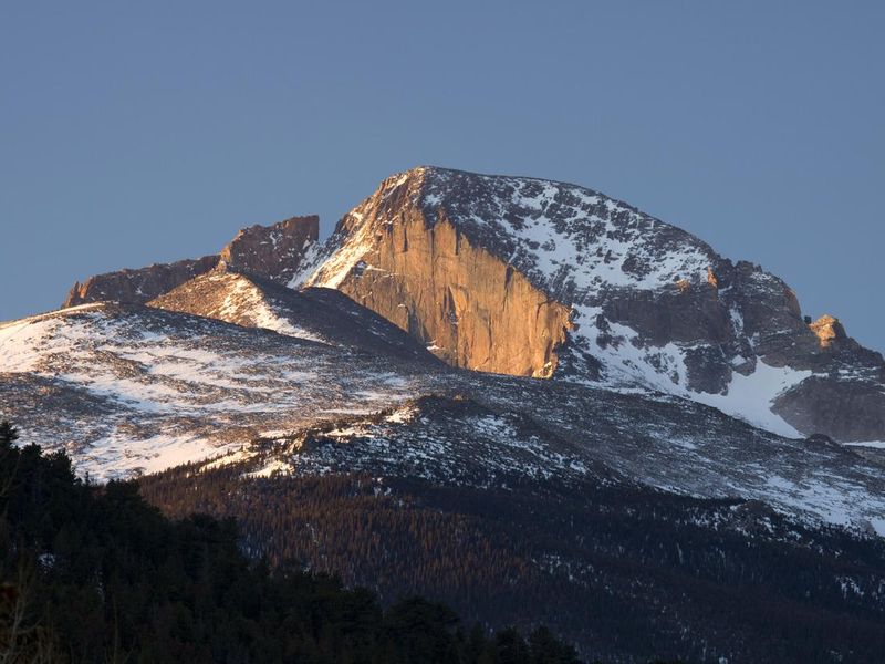 Longs Peak Colorado Rocky Mountain National Park