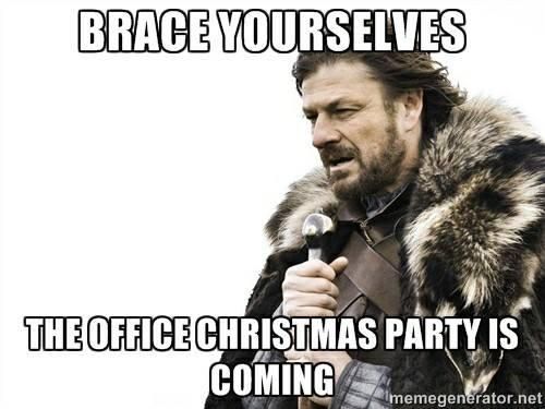 Lord of the Rings Christmas party meme