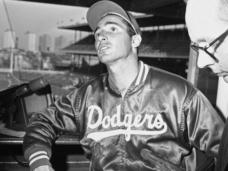 Los Angeles Dodgers pitcher Sandy Koufax