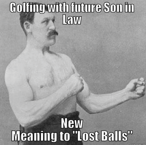 lost balls golfing joke