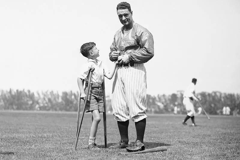 Lou Gehrig always had time for fans.