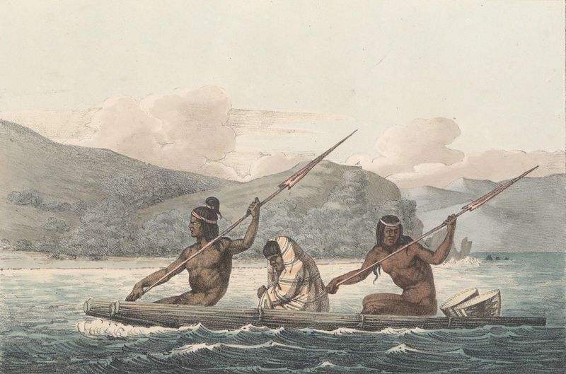 Louis Choris painting of Ohlone Indians