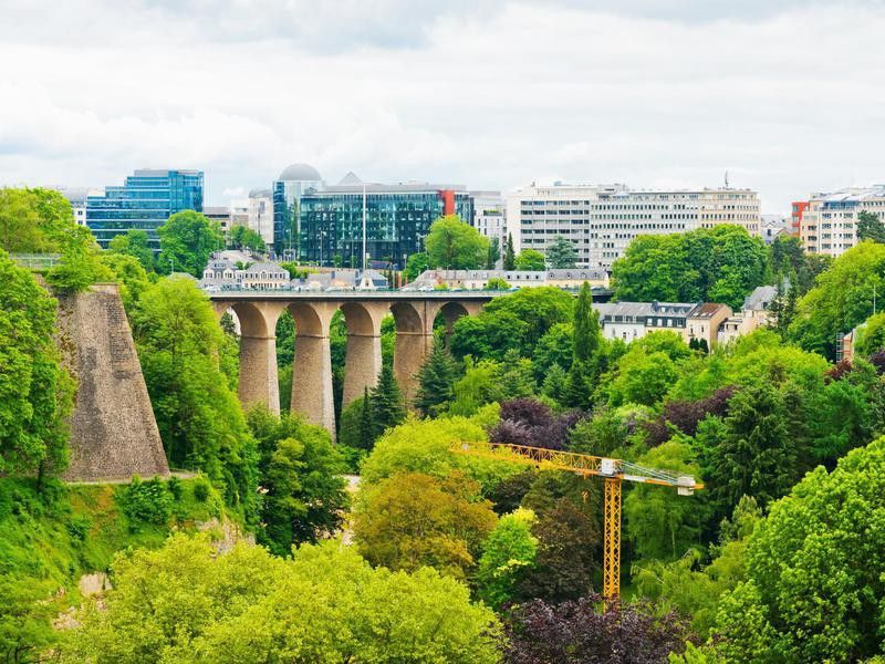 Luxembourg City: Passerelle Viaduct