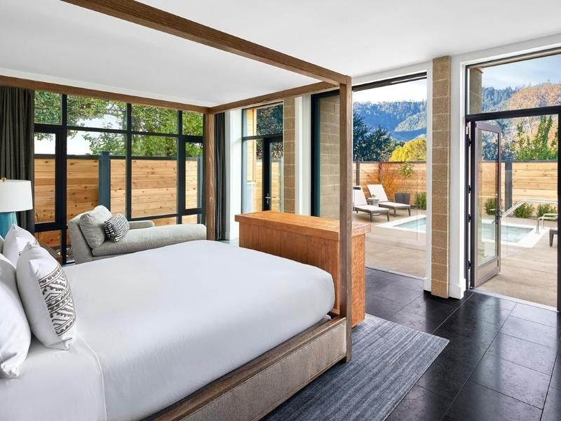 Luxury eco resort in Napa Valley