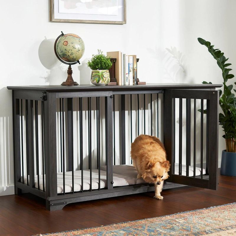 Luxury wooden dog crate