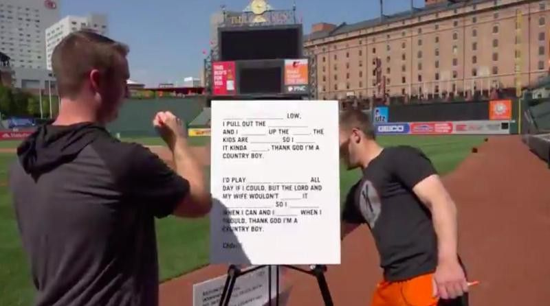 Lyrics game for Baltimore Orioles players