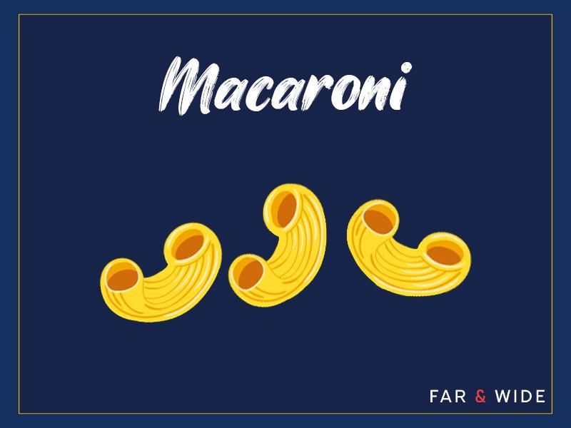 Macaroni pasta graphic