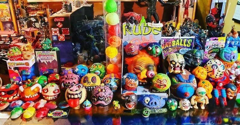 Madballs laid out on counter