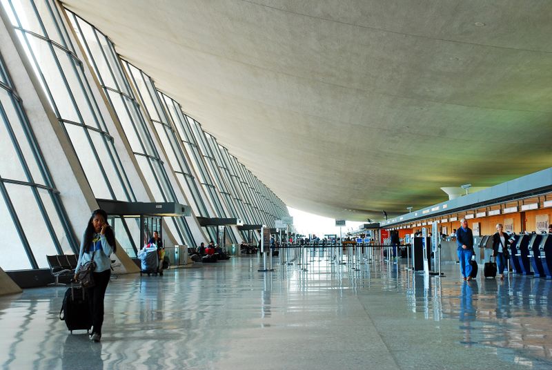Main terminal at Dulles International Airport