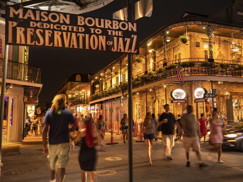 Maison Bourbon on Bourbon Street New Orleans Louisiana