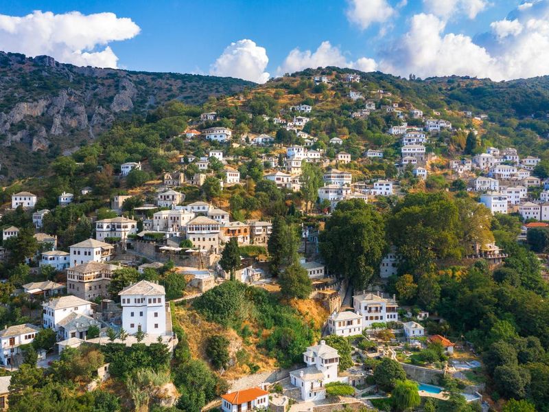 Makrinitsa village on Pelion mountain in central Greece