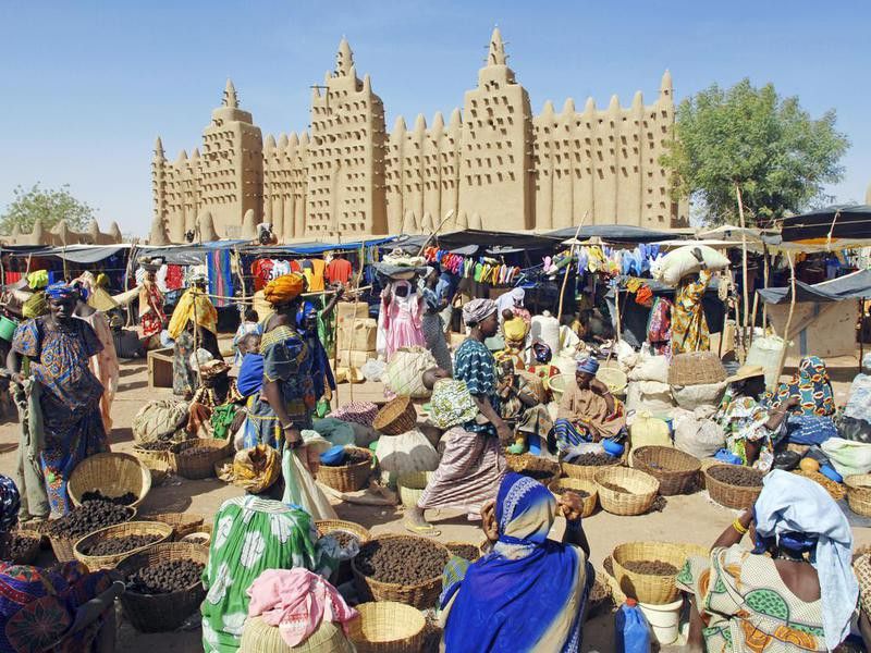 Mali street market