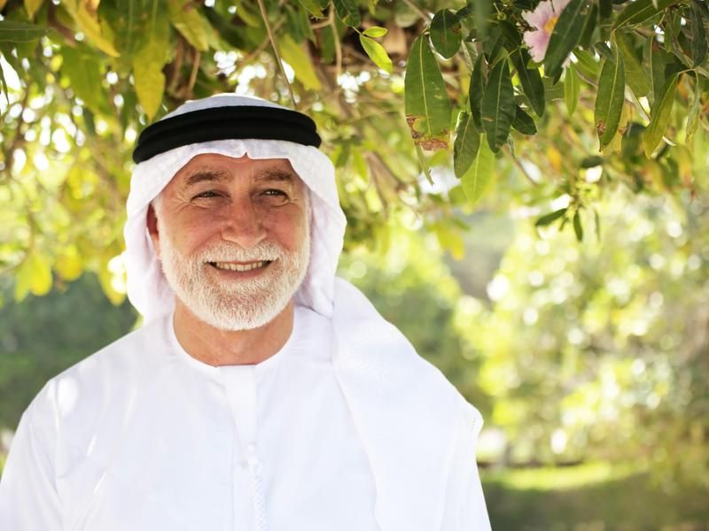 Man smiling in Bahrain